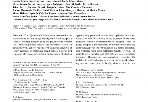 Results from GEICAM’s ConvertHER study