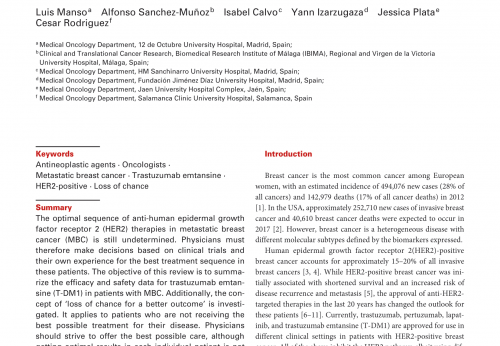 Trastuzumab emtansina en pacientes con CMM HER2+